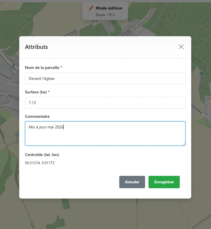 Application Mon Parcellaire
